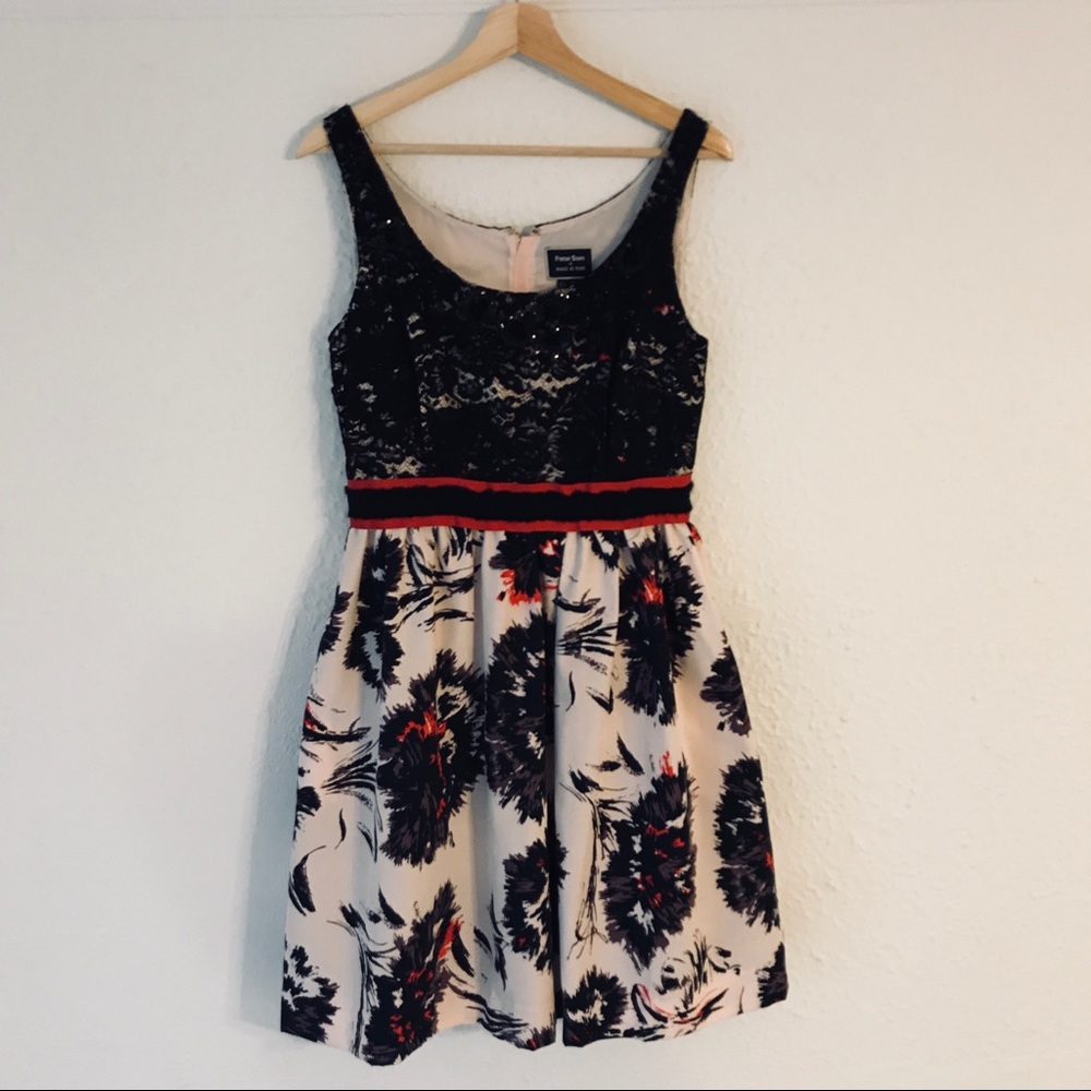Peter Som empire waist fine occasion dress